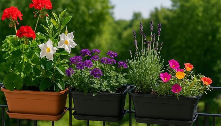 Rośliny na gorący balkon – odkryj najlepsze gatunki dla słonecznej przestrzeni